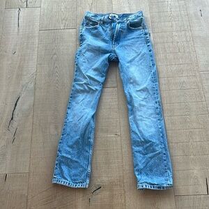Denim Zara jeans, high rise, straight legged